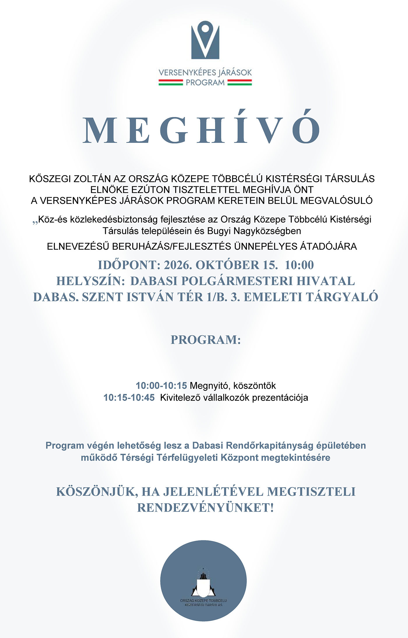 VJP meghivo